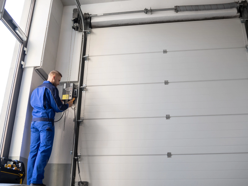 garage door installation in a house mint hill nc